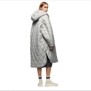 Zara oversized quilted coat